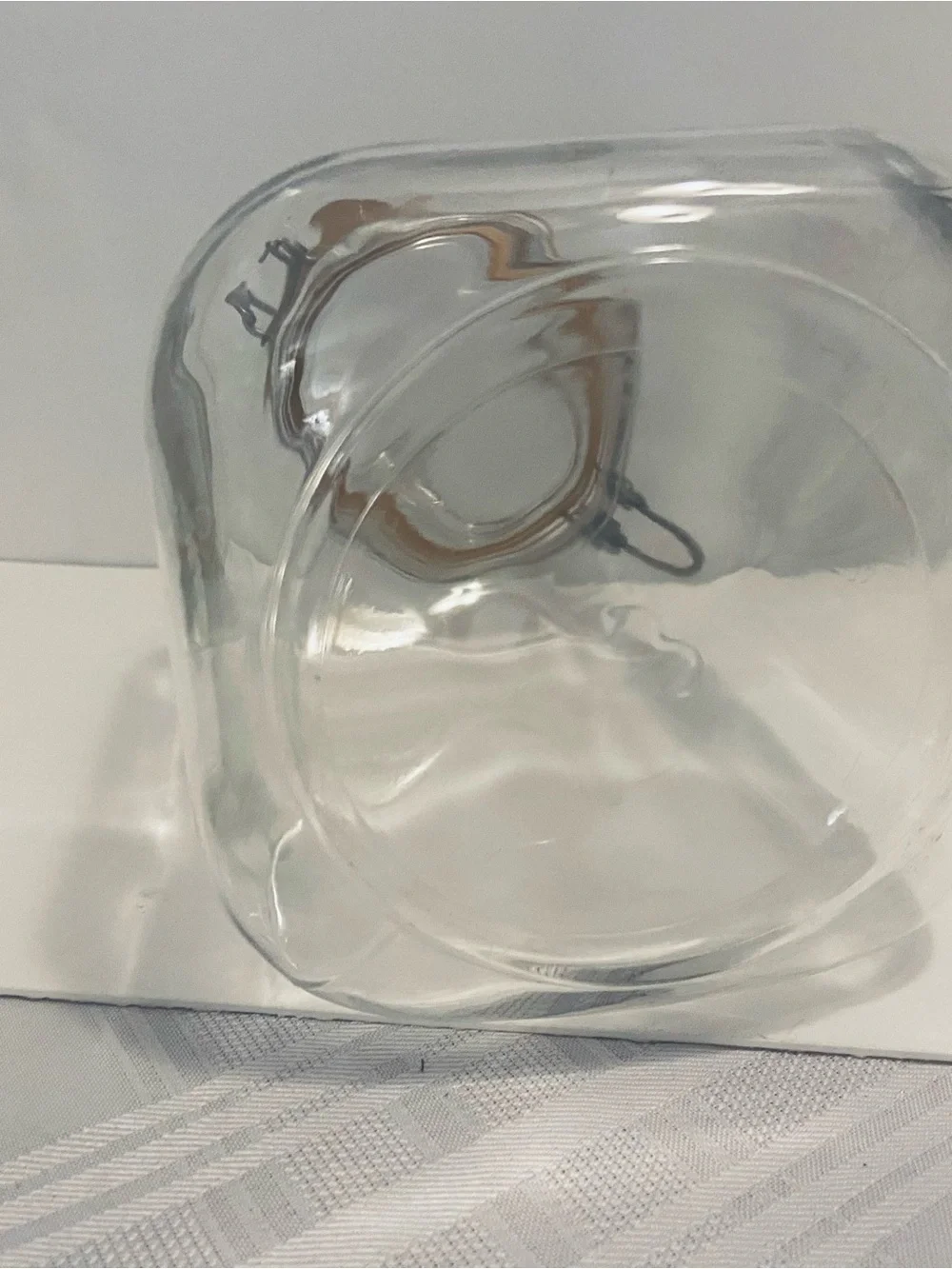 FIOERNZA Glass Storage Jar from Italy. 3L. Rubber seal needs replacing.